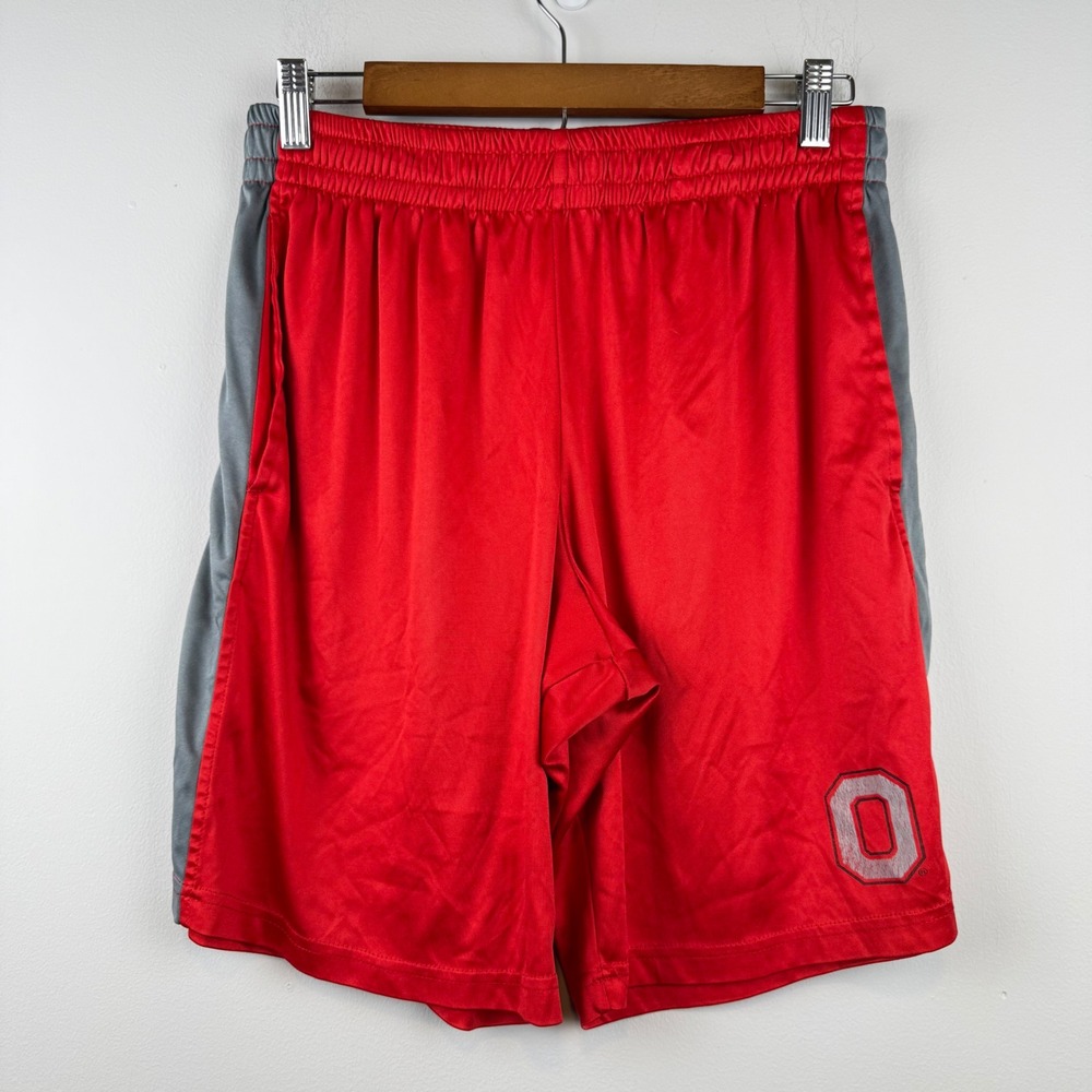 Ohio State Authentic Apparel Dazzle Shorts Mens L Red NCAA Buckeyes Collegiate